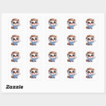 Süße Kawaii-Arztbrille-Anzug-Aktenkoffer 