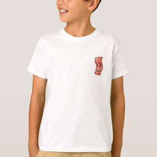 Süße Kawaii Bacon-Kämm-Haar-Illustration für Kinde T-Shirt