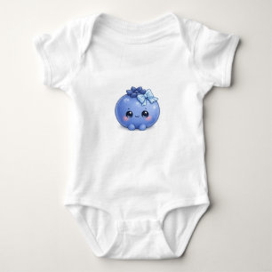 Süße Kawaii Blaubeer Baby Bodysuit Strampler