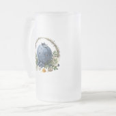 Süße Kawaii Blaubeer Frucht Kaffeetasse (Vorderseite Links)