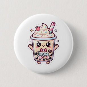 süße kawaii Boba Bubble Tea Anstecknadel