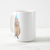 Süße Kawaii-Capybara-Ästhetik-Illustration Kaffeetasse (Vorderseite Links)