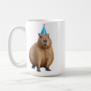 Süße Kawaii-Capybara-Ästhetik-Illustration Kaffeetasse