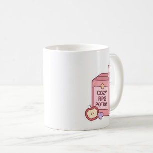 Süße Kawaii Cozy RPG Trank Juice Box Kaffee Tasse