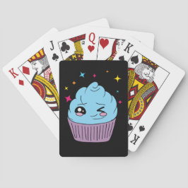 Süße Kawaii-Cupcake-Spielkarten Spielkarten