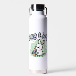 Süße Kawaii-Ei-Leben-Osterhasen-Illustration Trinkflasche