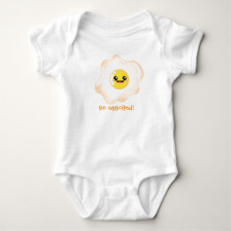 Süße Kawaii-Eier Baby Strampler
