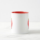 Süße Kawaii-Erdbeertasse Tasse (Zentrum)