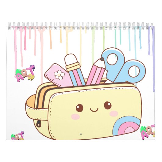 Süße Kawaii-Etasche Kalender (Titelbild)