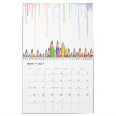 Süße Kawaii-Etasche Kalender (Mär 2027)