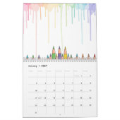 Süße Kawaii-Etasche Kalender (Jan 2027)