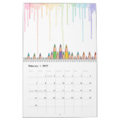 Süße Kawaii-Etasche Kalender (Feb 2027)
