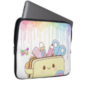 Süße Kawaii-Etasche Laptopschutzhülle (Vorne Rechts)