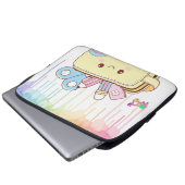Süße Kawaii-Etasche Laptopschutzhülle (Vorne Knopf)