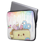 Süße Kawaii-Etasche Laptopschutzhülle (Vorderseite Links)