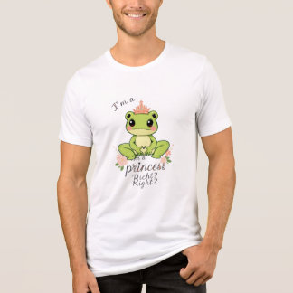 Süße Kawaii-Froschprinzessin-Ästhetik-Kunst Tri-Blend Shirt