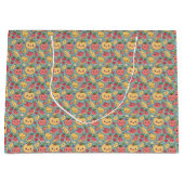 Süße Kawaii-Frucht-Muster-Geschenktasche | Farbkar Große Geschenktüte (Vorderseite)
