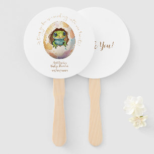 Süße Kawaii Gecko Eidechse Ei Baby Shower Fächer