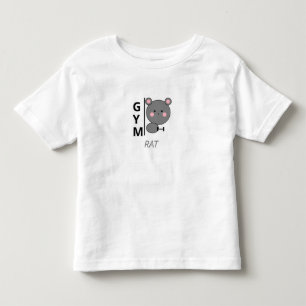 Süße Kawaii-Gym-Ratte - Lustiges Fitness-T-Shirt Kleinkind T-shirt