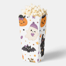 Süße Kawaii Halloween Katzen Geister Kürbisse Fled
