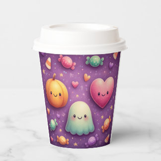 Süße Kawaii-Halloween-Papierbecher Pappbecher