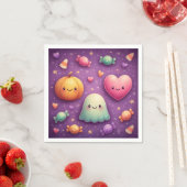 Süße Kawaii-Halloween-Servietten Serviette (Beispiel)