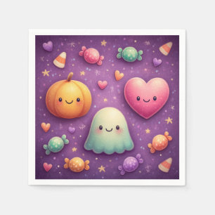 Süße Kawaii-Halloween-Servietten Serviette