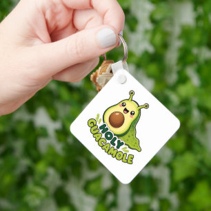 Süße Kawaii Heilige Guacamole Avocado Schnecke Car Schlüsselanhänger