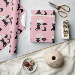 Süße Kawaii Japanische Ästhetik Katzen Geschenkpap Geschenkpapier