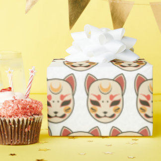 Süße Kawaii japanische ästhetische Katzenverpackun Geschenkpapier