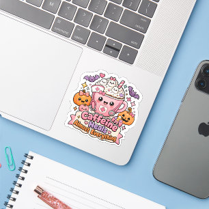 Süße Kawaii-Kaffee-Krankenschwester-Ärztin-Medizin Aufkleber