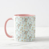 Süße Kawaii-Kätzchen & Pfoten Muster Kaffeetasse (Links)
