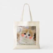 Süße Kawaii-Kätzchen-Scham-Tasche Tragetasche (Rückseite)