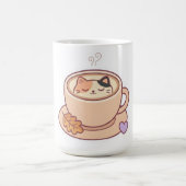 Süße Kawaii-Katze Kaffeetasse (Mittel)