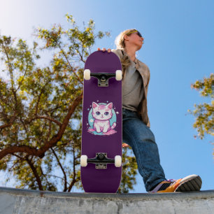Süße Kawaii-Katze Skateboard