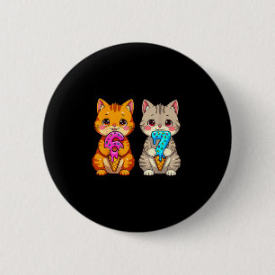 Süße Kawaii Katzen Neko 67 Drip Meme Lustig Sechs Button