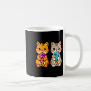 Süße Kawaii Katzen Neko 67 Drip Meme Lustig Sechs Kaffeetasse