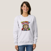 Süße Kawaii Katzen Sweatshirt (Vorne ganz)
