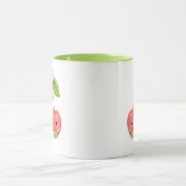 Süße Kawaii-Kirsch-Pärchen-Kaffeetasse Tasse (Zentrum)