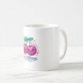 Süße Kawaii-Kirschen-Gärtnertasse Kaffeetasse (VorderseiteRechts)