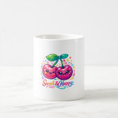 Süße Kawaii-Kirschen-Gärtnertasse Kaffeetasse (Mittel)