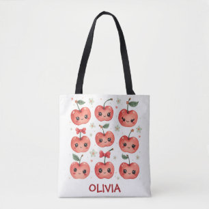 Süße Kawaii-Kirschen-Lächeln Tasche