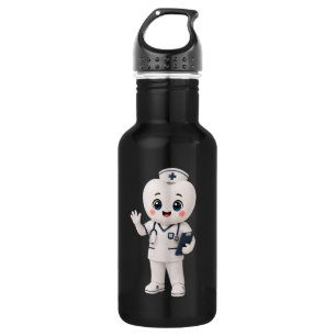 Süße Kawaii-Krankenschwester-Wasserflasche Gesch Edelstahlflasche