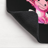 Süße Kawaii Leopard Gecko Dabbing Axolotl Freunde Mousepad (Ecke)