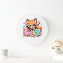 Süße Kawaii Lily Fuchs Name Pastell Rosa Floral Ho