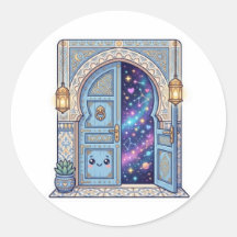 Süße Kawaii Magische Marokkanische Tür Galaxy StSt