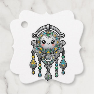 Süße Kawaii marokkanische Amazigh Tazarzit Silber- Geschenkanhänger