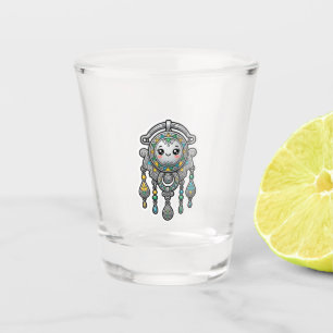 Süße Kawaii marokkanische Amazigh Tazarzit Silber- Schnapsglas