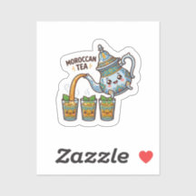 Süße Kawaii Marokkanische Minztee Teekanne und Glä