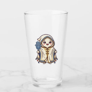 Süße Kawaii Marokkanischer Barnous-Umhang und Kham Glas